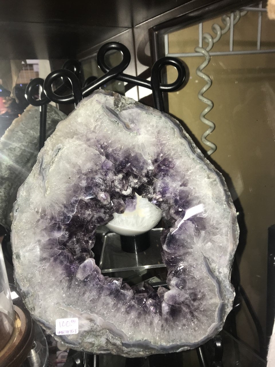 Amethyst hot sale geode ring